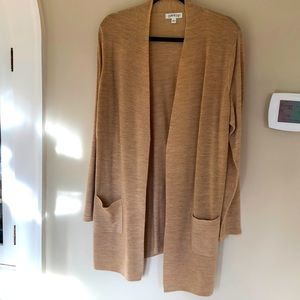 Orvis open sweater. Long length.